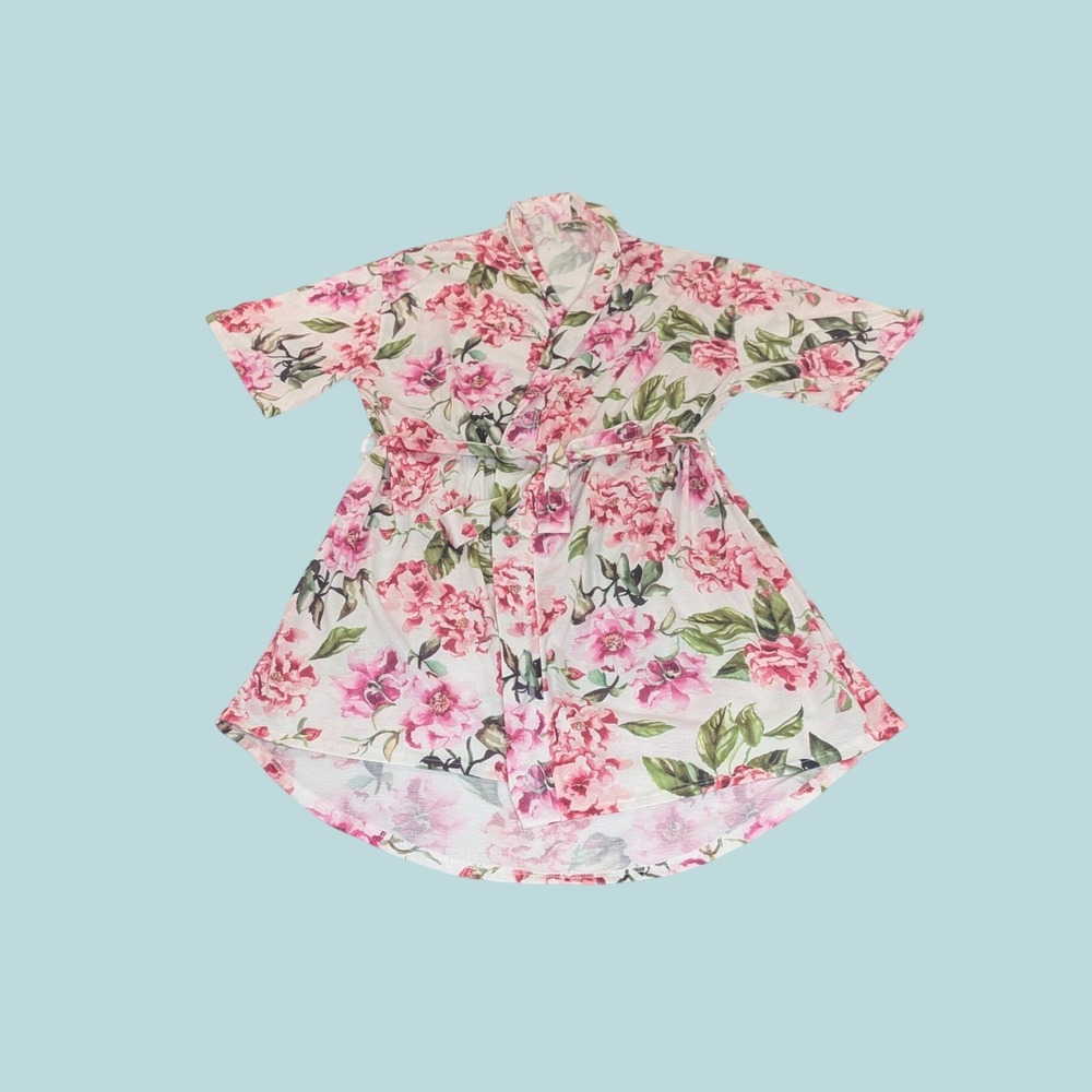 Show Me Your Mumu Brie Robe Garden of Blooms Pink Floral OS Getting Ready Boho